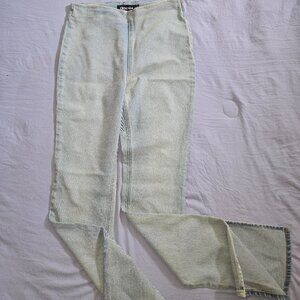 NEW EB Denim Split Leg Jeggings - Medium